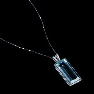 Aquamarine White Gold Diamond